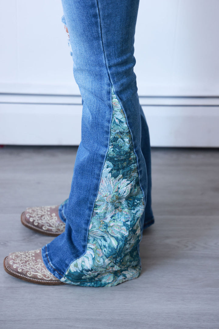 Paisley Paradise Flare Jeans