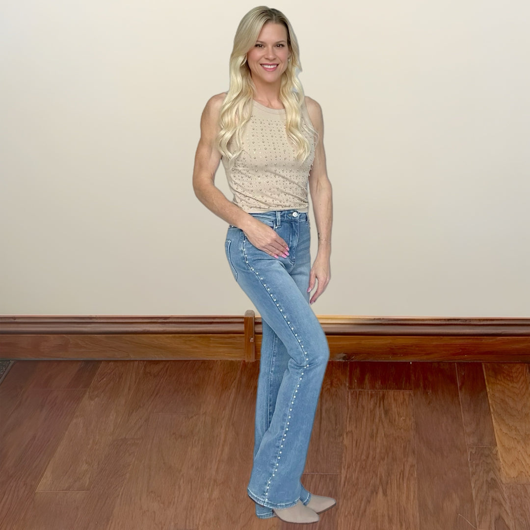 Pearl Prairie Bootcut Jeans