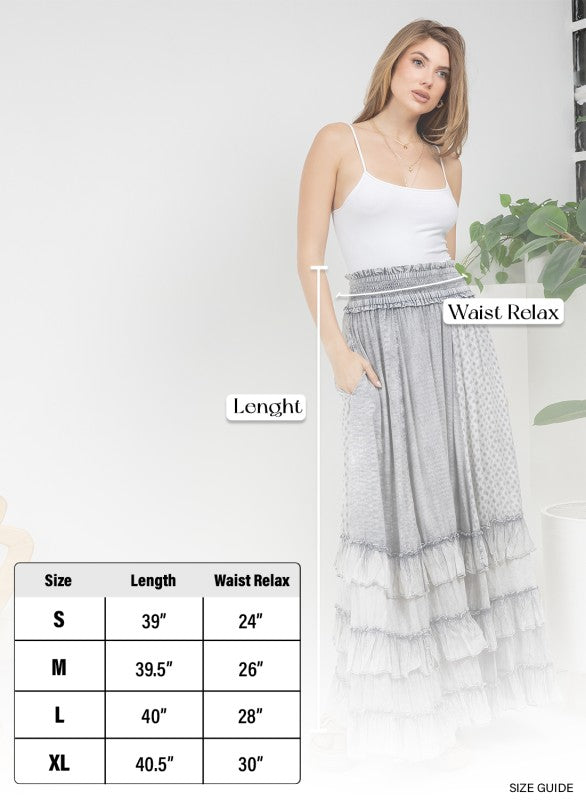 Dreamy Tie-Front Maxi Skirt