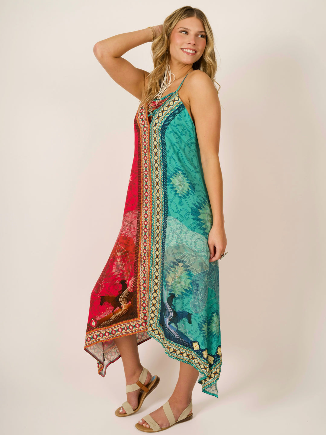 Southwestern Boho Maxi Dress