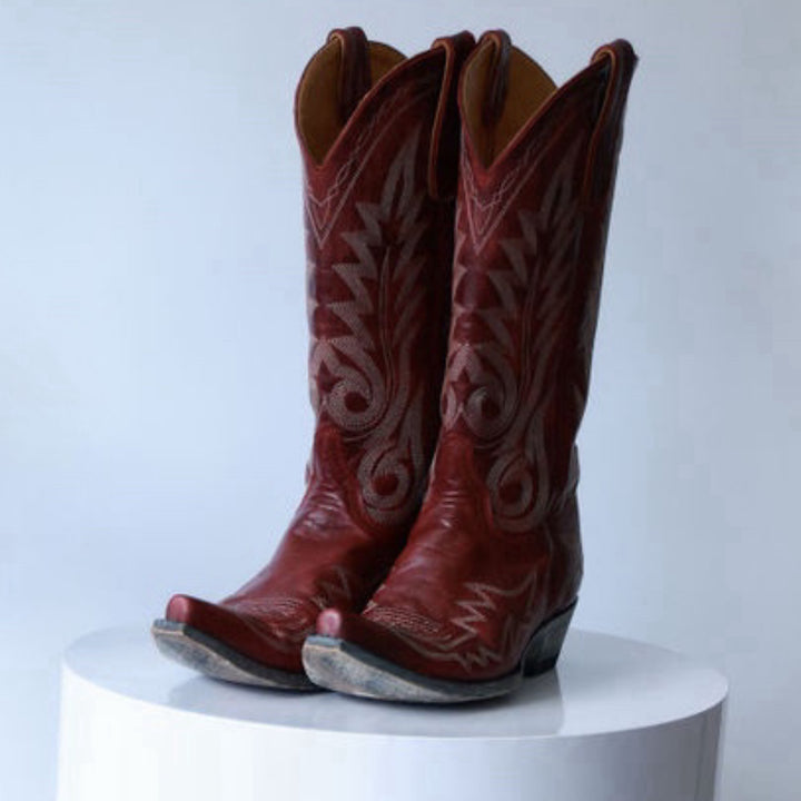 Red Nevada Boots