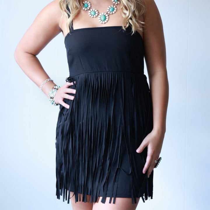 Flirty Fringe Cami Mini Dress