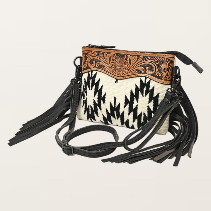 Saddle Chic Crossbody/Wristlet Combo - Salt and Grace Boutique