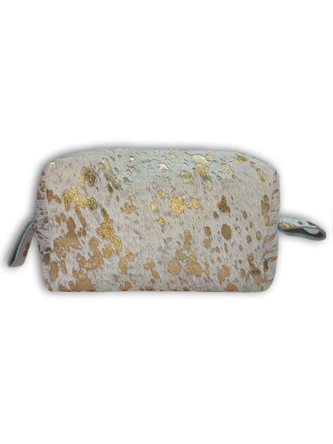 Acid Wash Cowhide Toiletry Bag