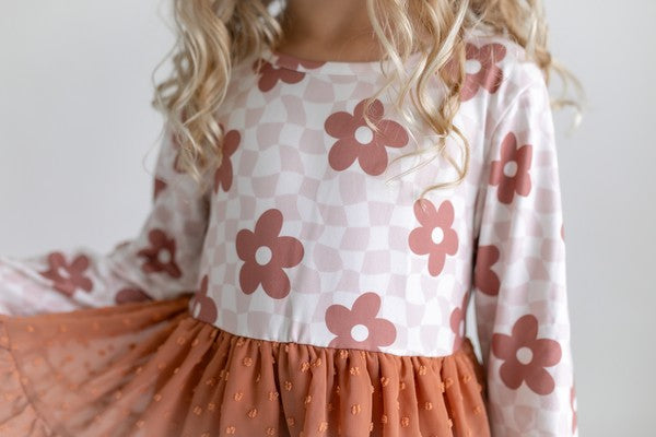 Girls Fall Floral Dress