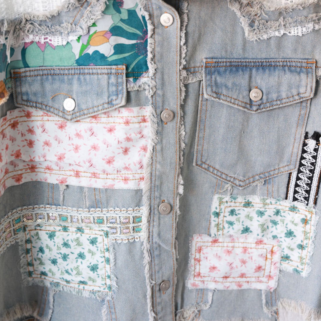 Patchwork Poet Denim Jacket