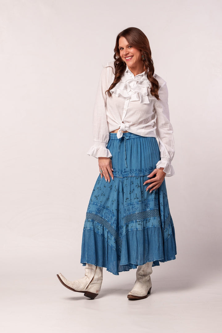 Vintage Cowgirl Maxi Skirt