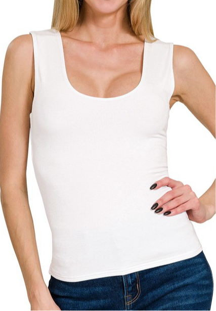 Buttery Soft Double Layer Tank Top