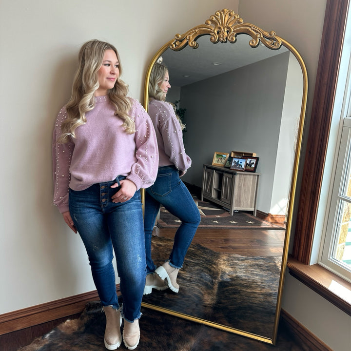 Pearl Perfection Sweater - Salt and Grace Boutique