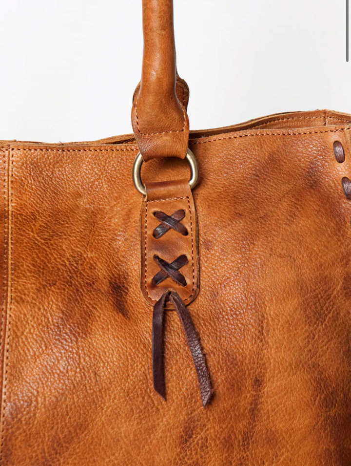 Chloe Leather Tote Bag