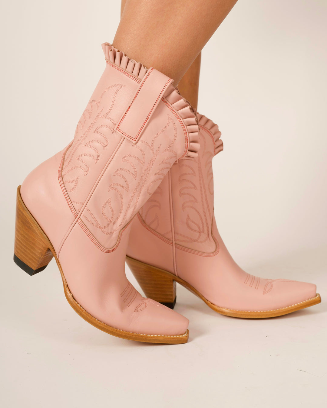 Old Gringo Frill Ride Pink Boots