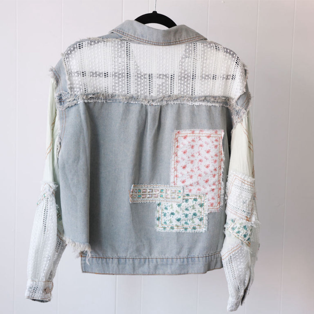 Patchwork Poet Denim Jacket