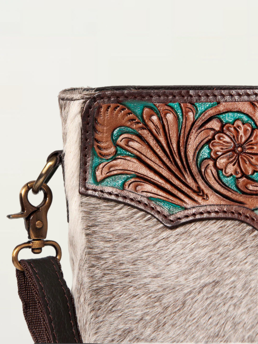 Buckaroo Cowhide Crossbody Purse