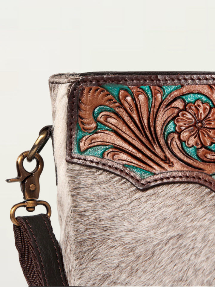 Buckaroo Cowhide Crossbody Purse