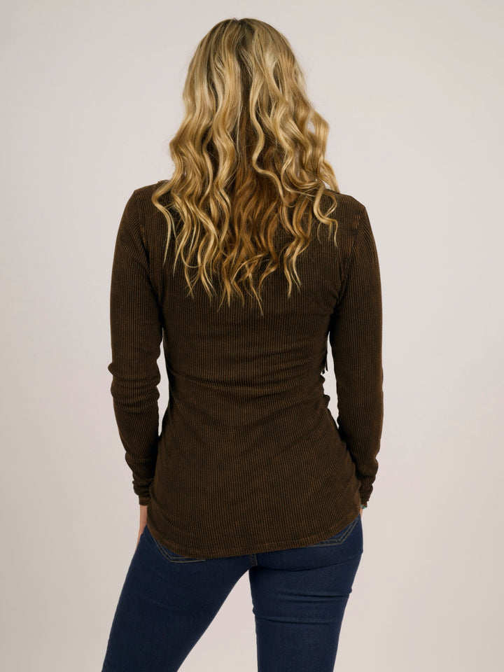 Fringe & Features Long Sleeve Top