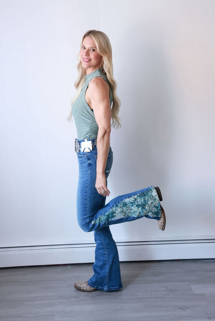 Paisley Paradise Flare Jeans