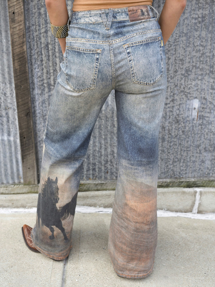 Wild Horse Wide Leg Jeans
