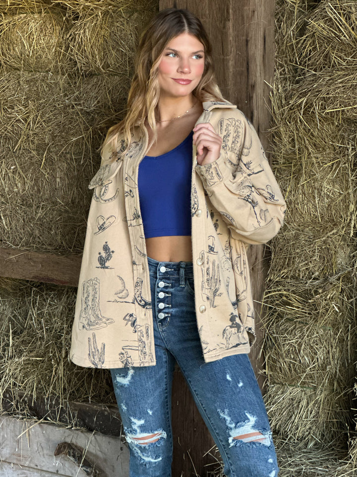 Western Nights Shacket
