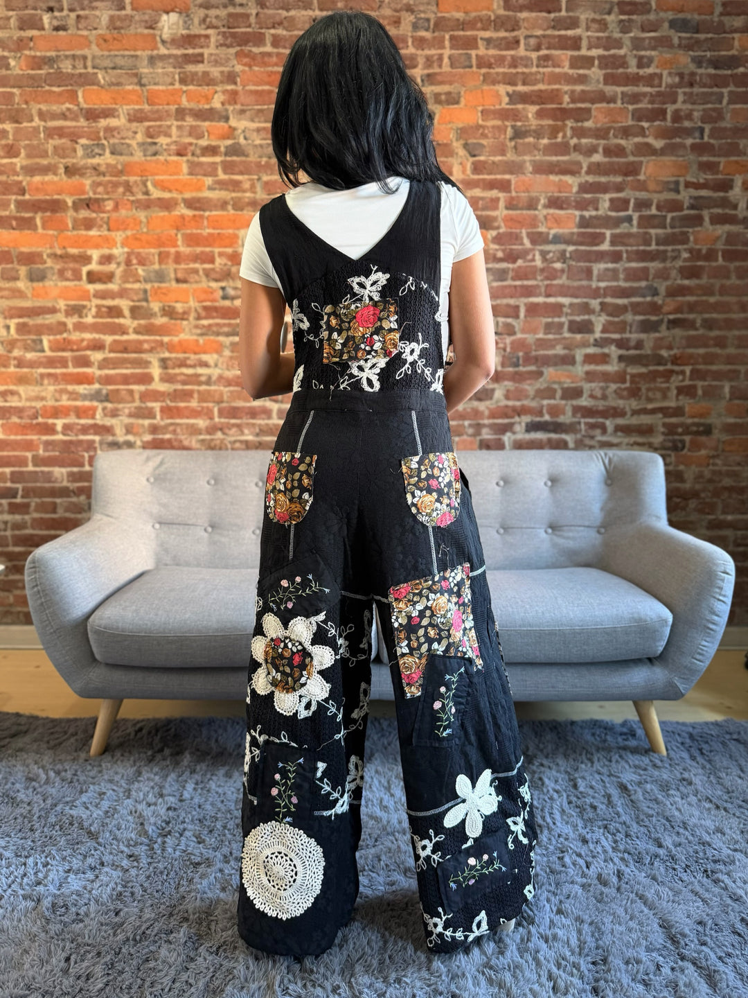 POL Starlit Stitch Overalls