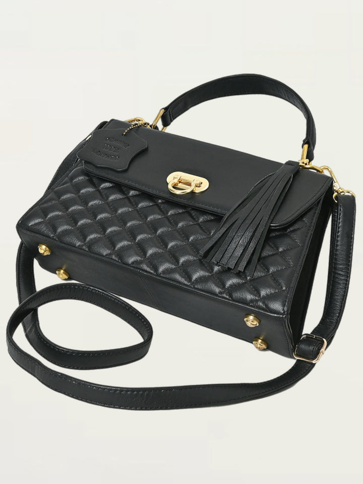 Couture Classic Leather Handbag