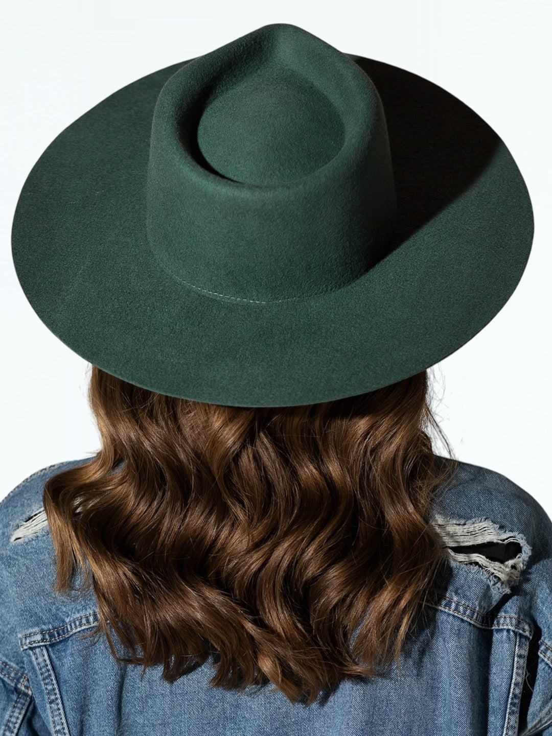 Turquoise Teardrop Panama Hat