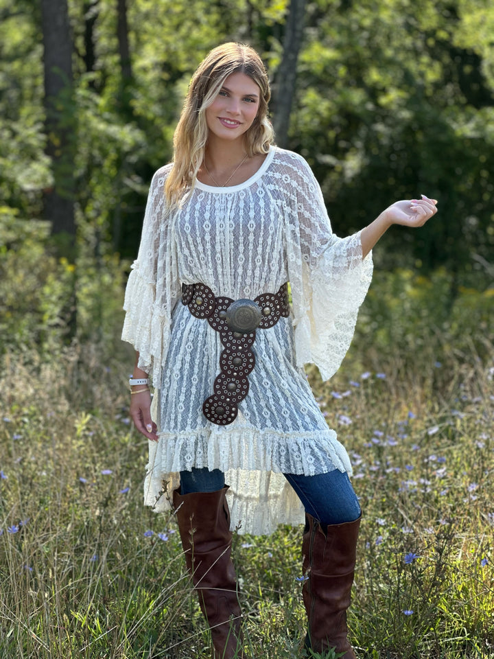 Carley Lace Tunic Top