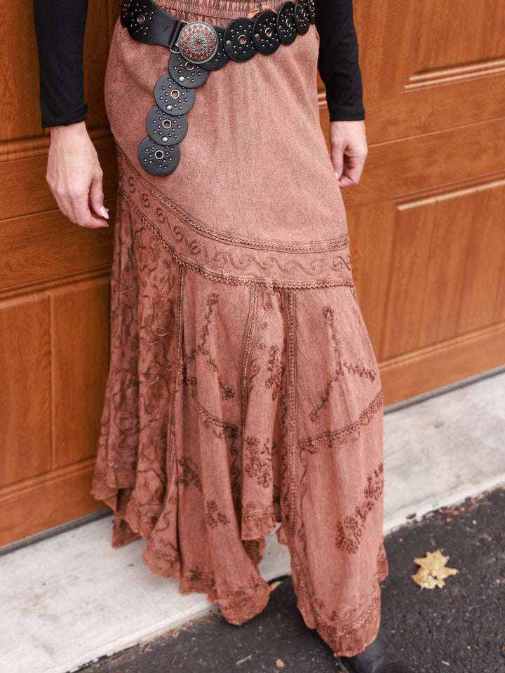 Autumn Ember Maxi Skirt