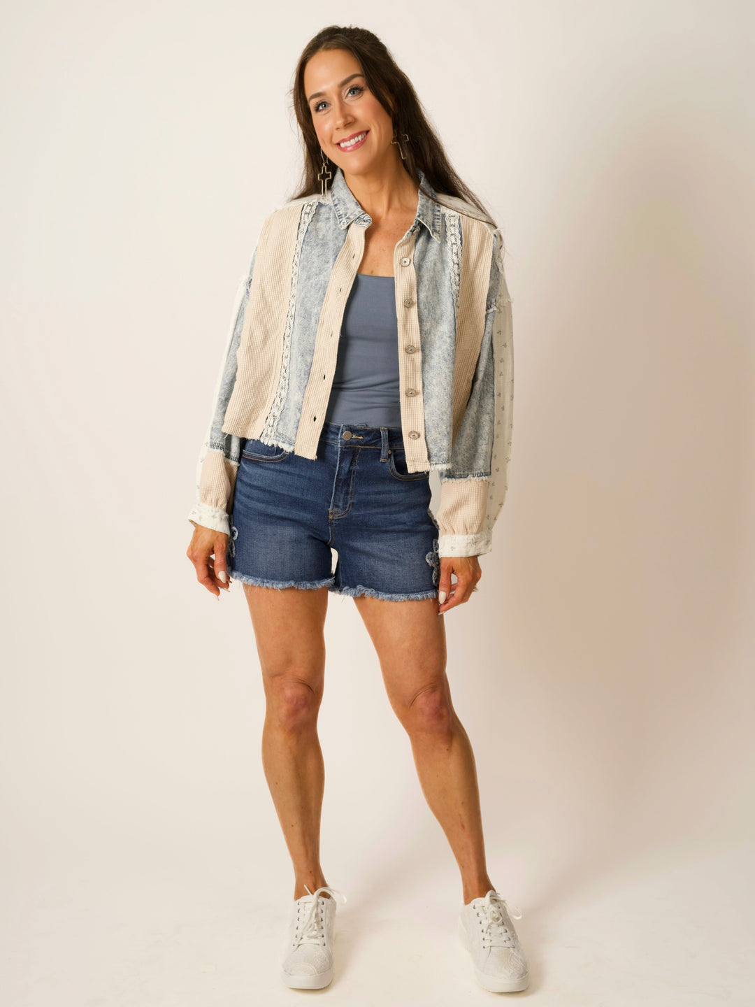 POL Vintage Wash Denim Jacket