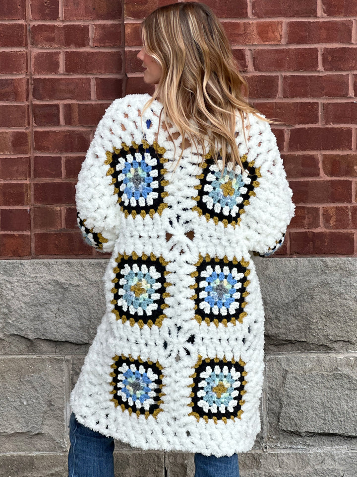 Ava’s Chunky Knit Oversized Cardigan