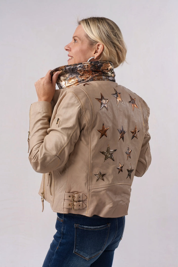 Mauritius Starstruck Leather Jacket