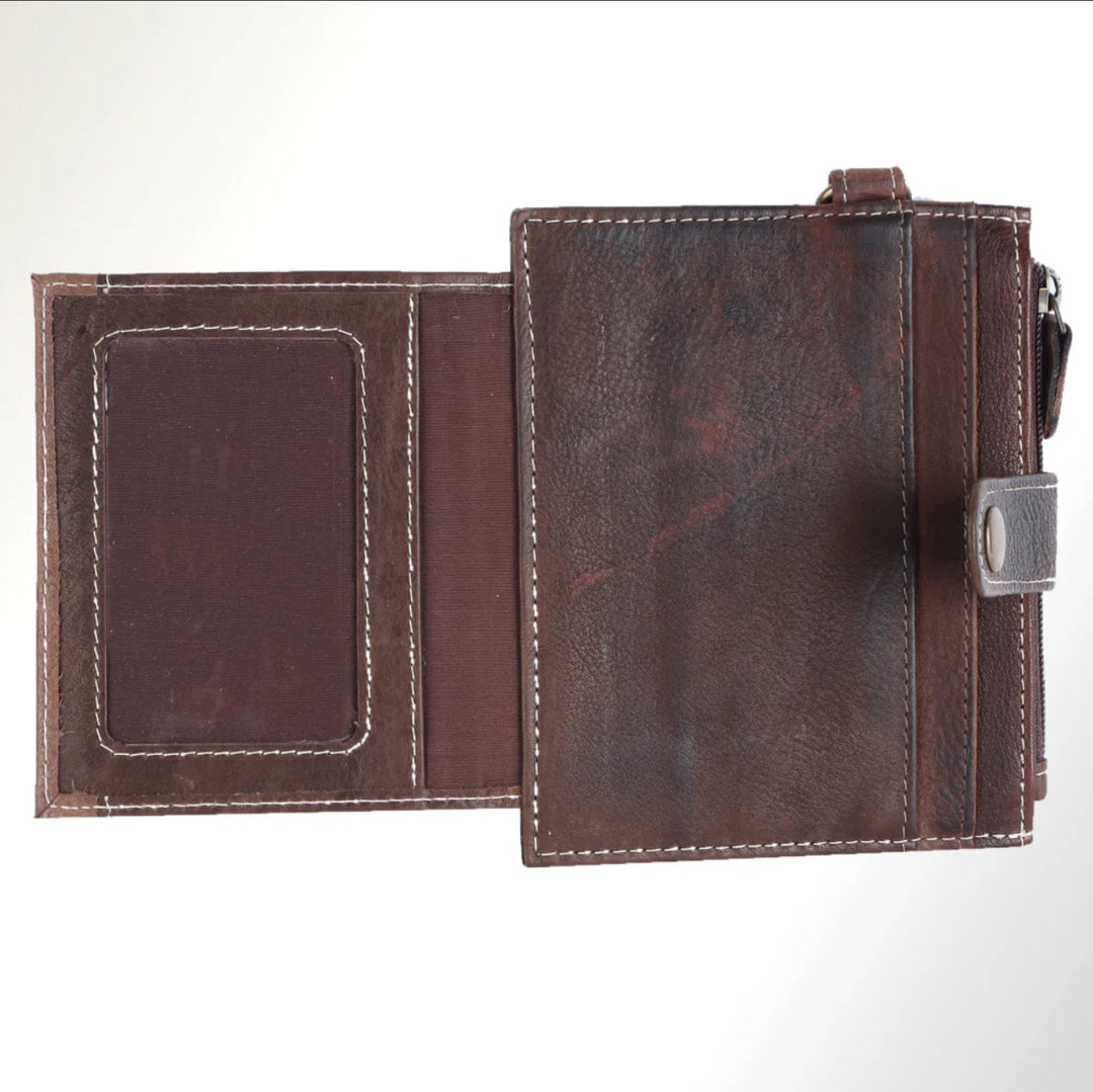 Leather Wristlet Card Holder