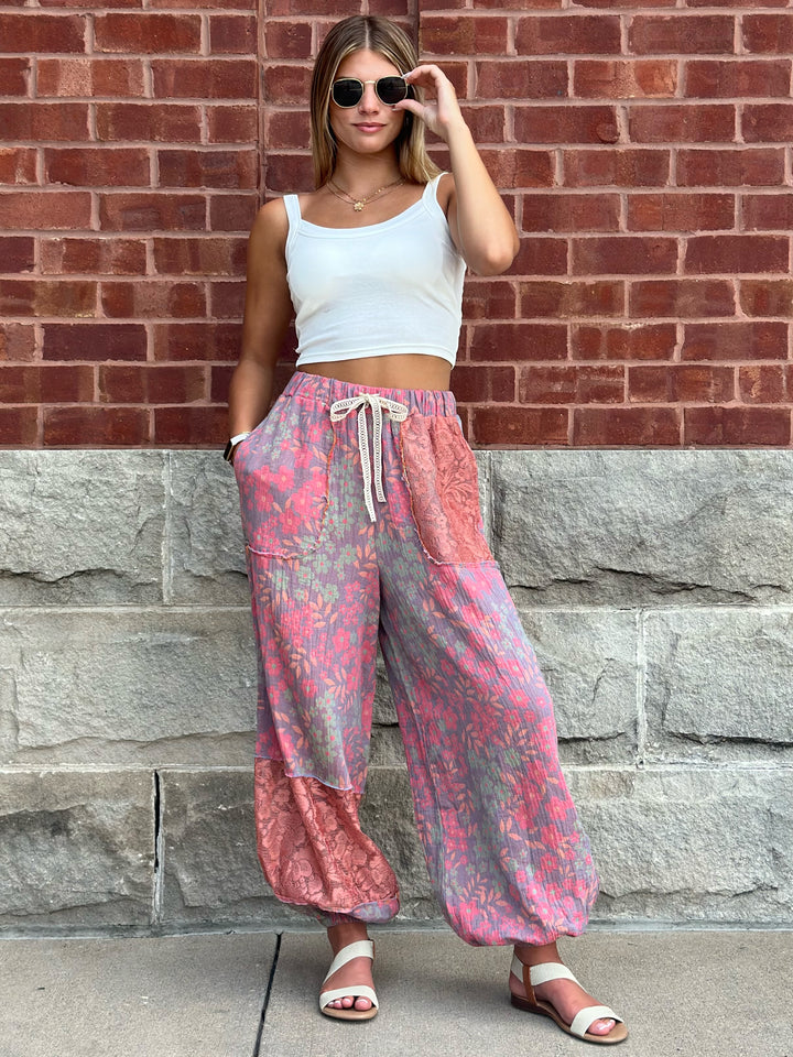 POL Gypsy Garden Genie Pants