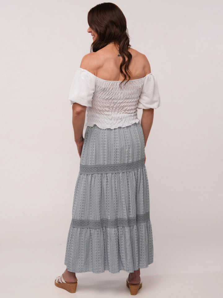 Blue Horizon Maxi Skirt