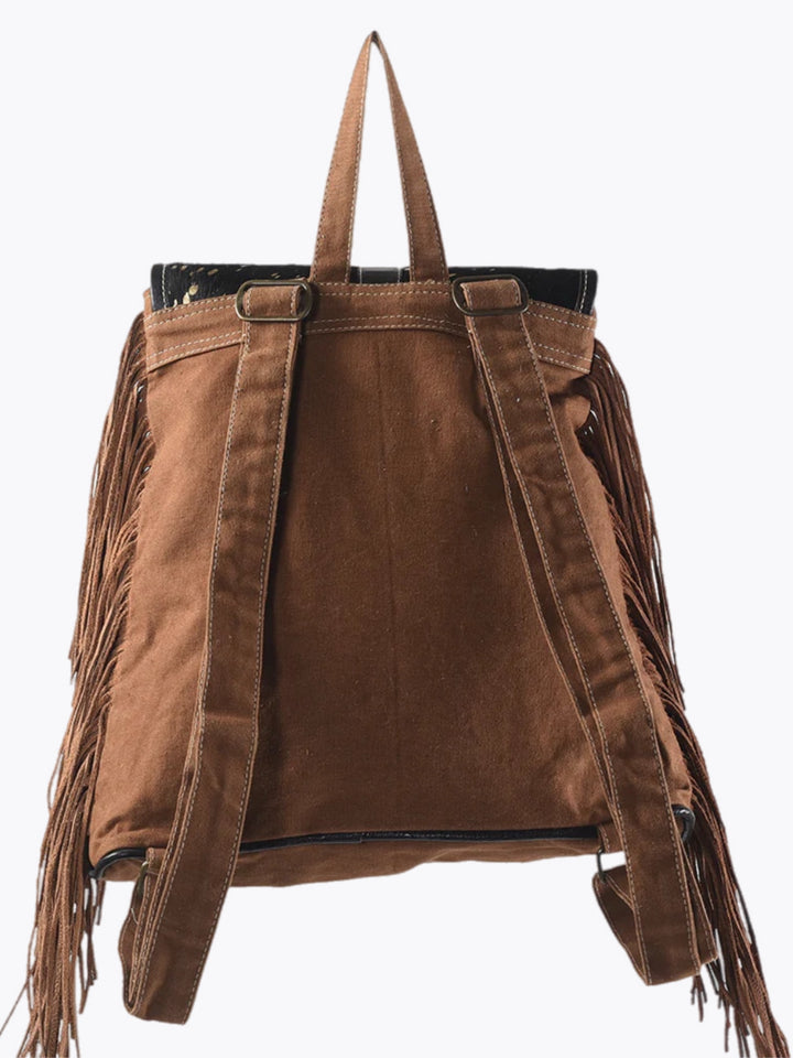 Outlaws Canvas Fringe Backpack