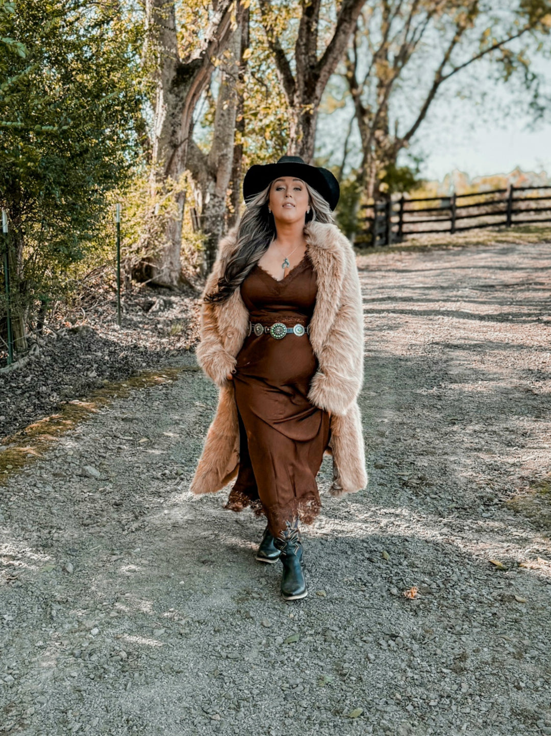 Dakota Faux Fur Coat with Horse Lining