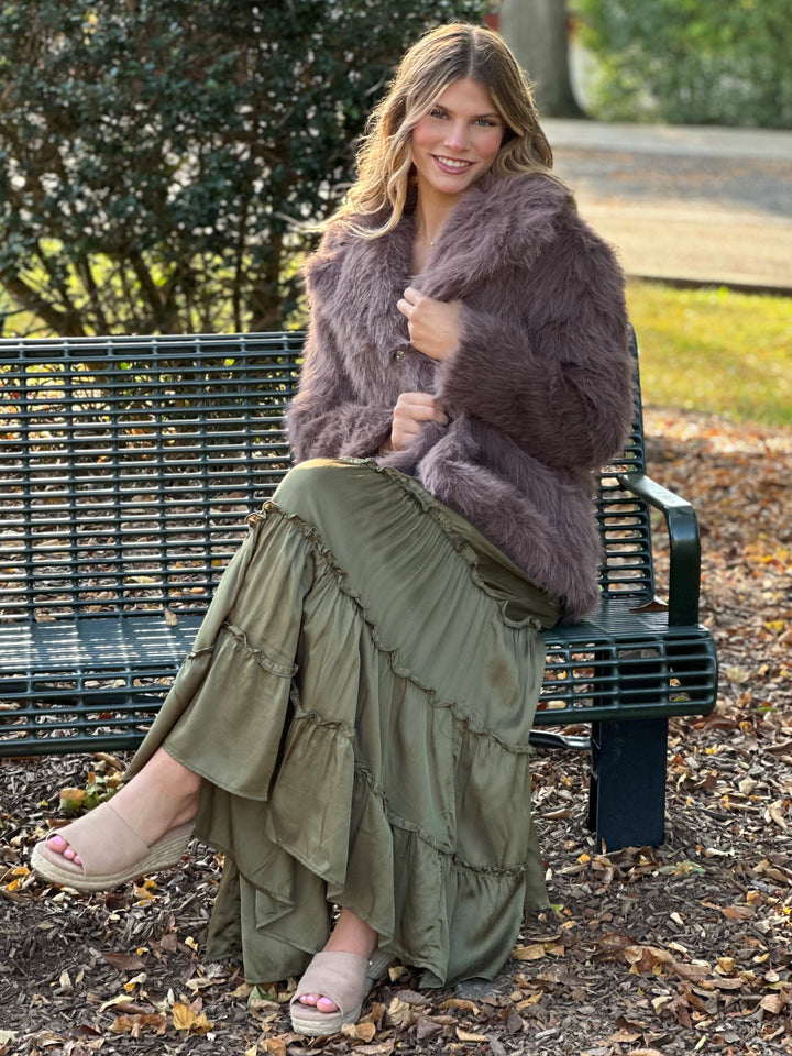 Shaggy Soft Faux Fur Jacket