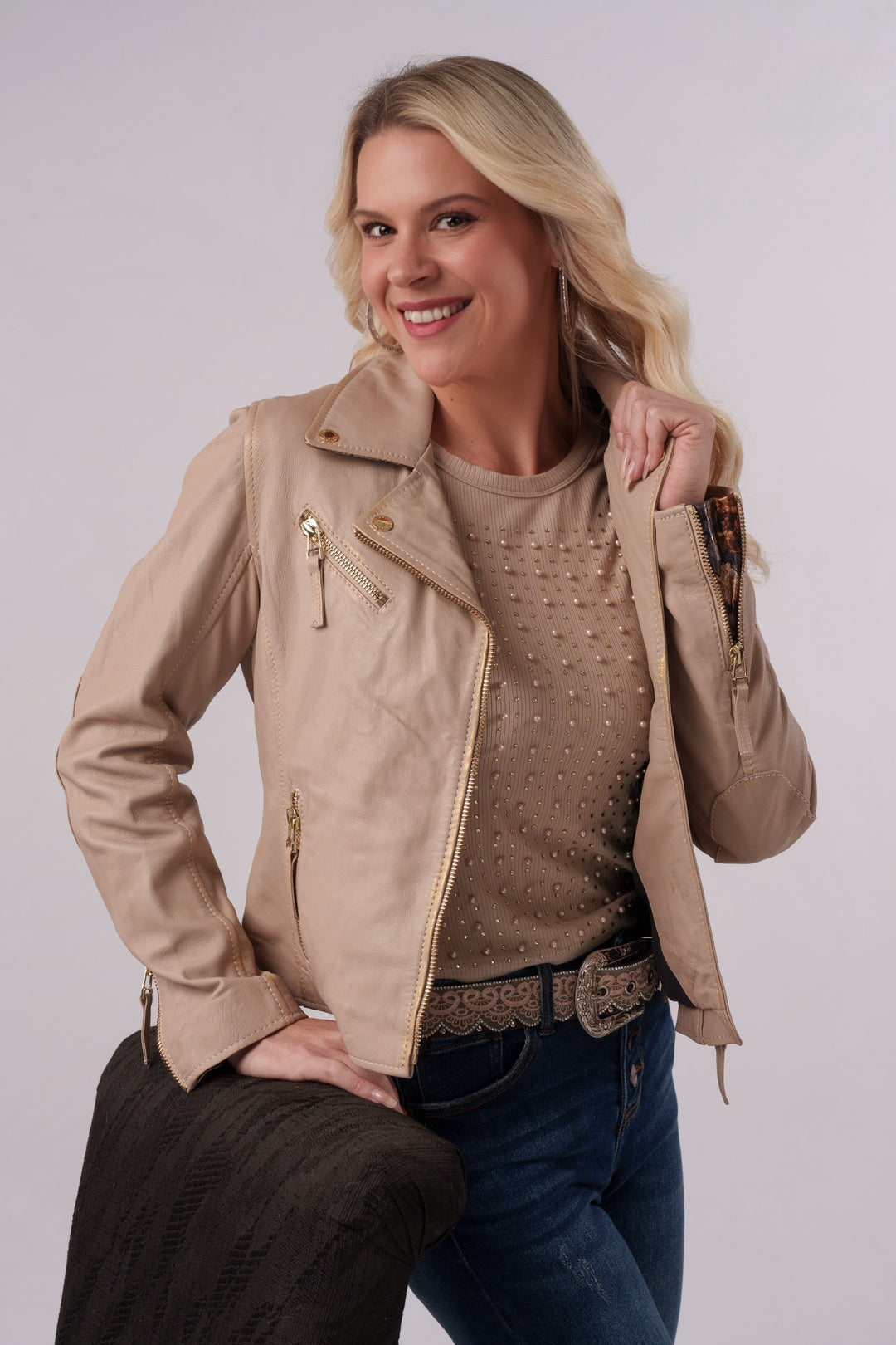 Mauritius Starstruck Leather Jacket