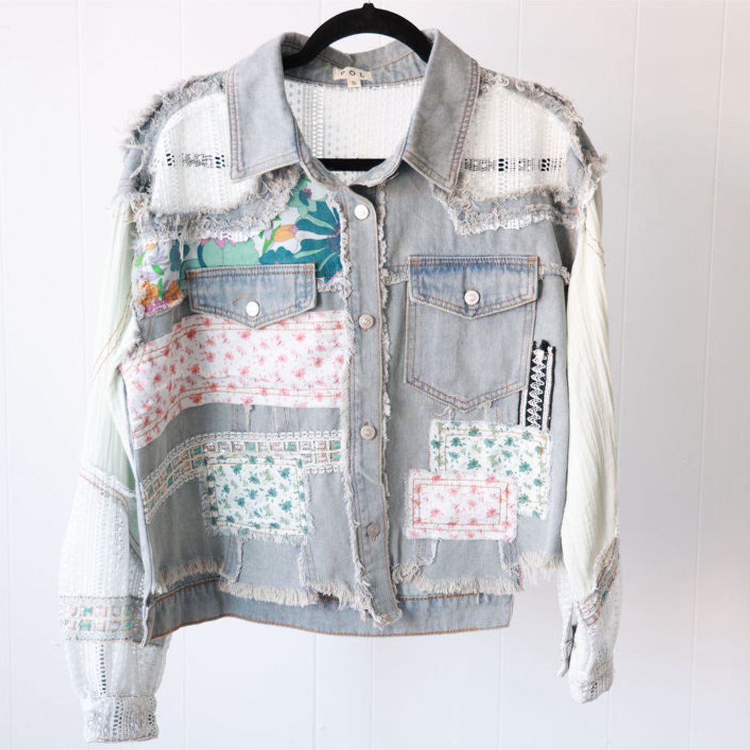 Patchwork Poet Denim Jacket