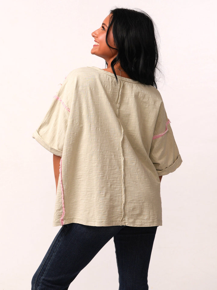 Flower Patch Mineral Wash Top