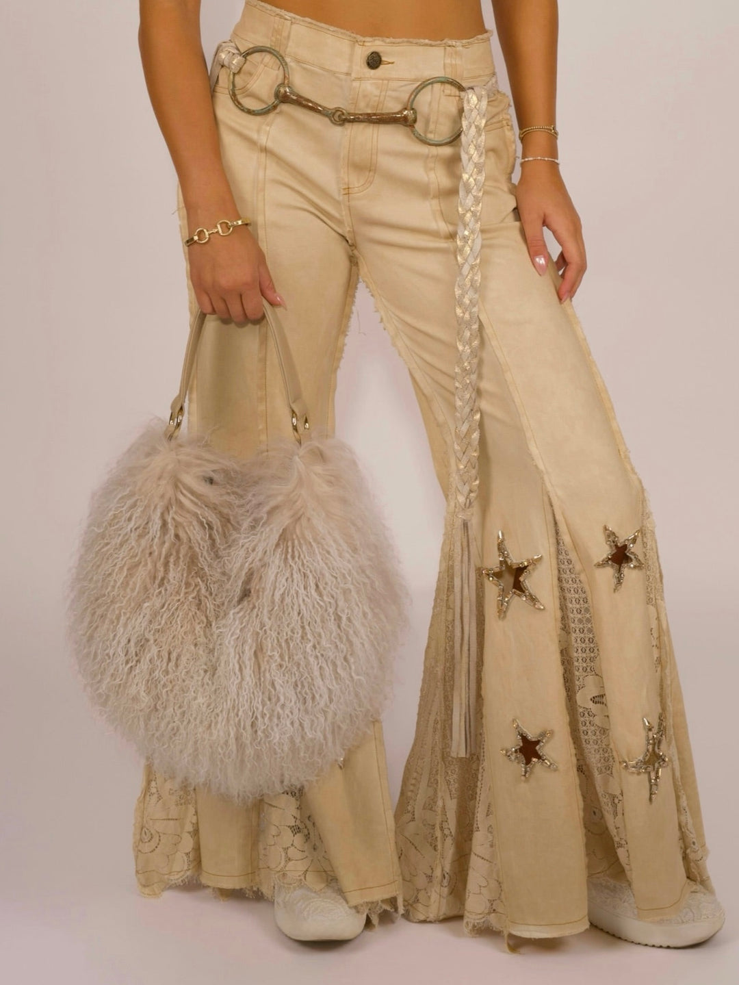 Mongolian Lamb Shoulder Bag