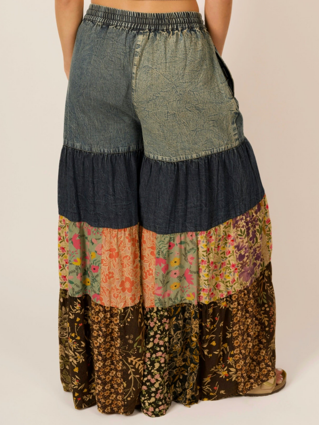 Bohemian Tier Wide Leg Pants
