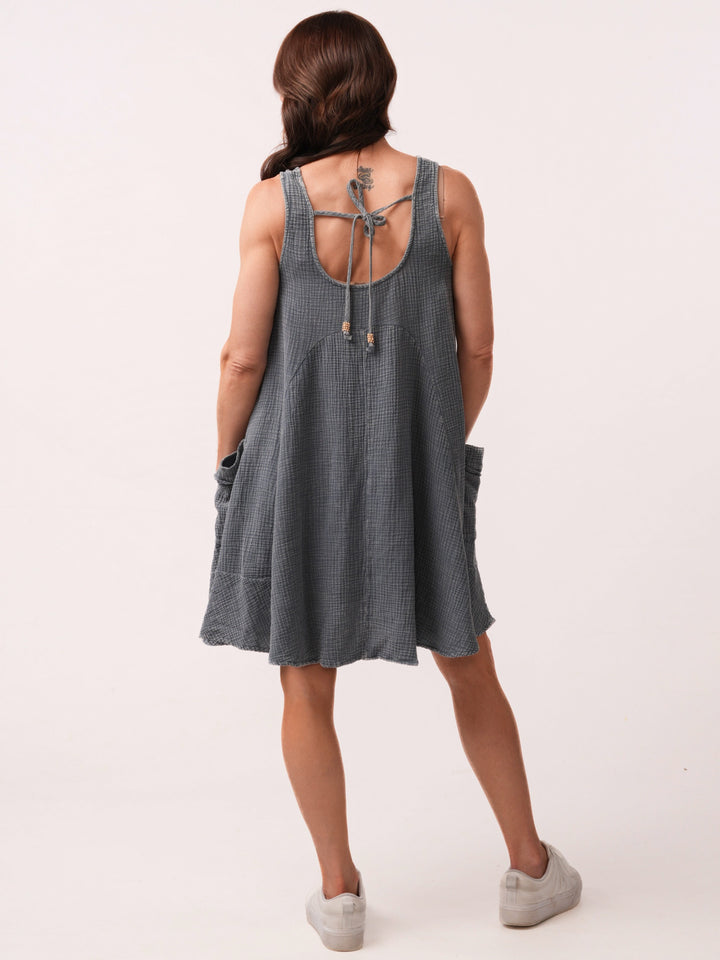 Cotton Gauze Mineral Washed Dress