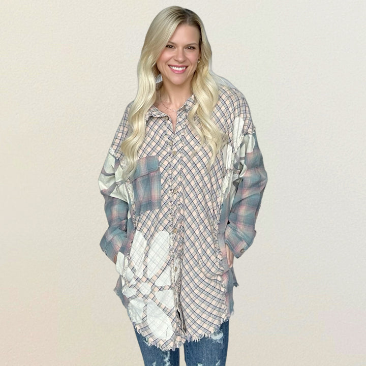 Daisey Delight Oversized Button Down