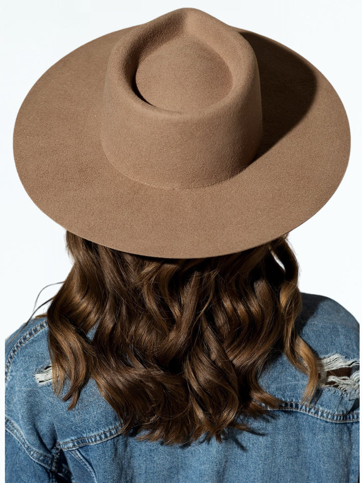 Almond Teardrop Panama Hat