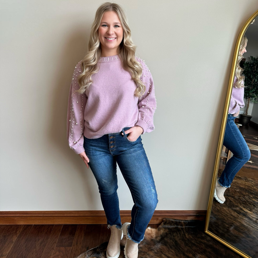 Pearl Perfection Sweater - Salt and Grace Boutique