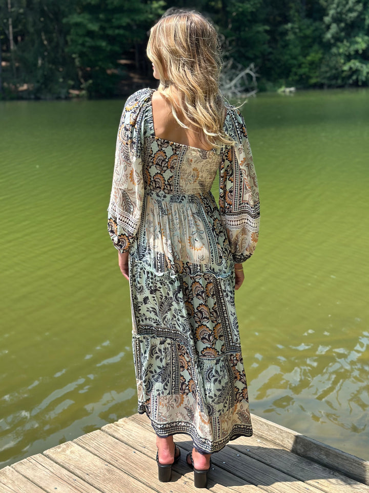 Paisley Maxi Dress