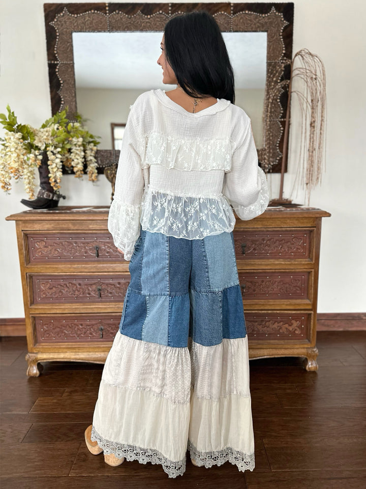 POL Vintage Gauze Dream Blouse