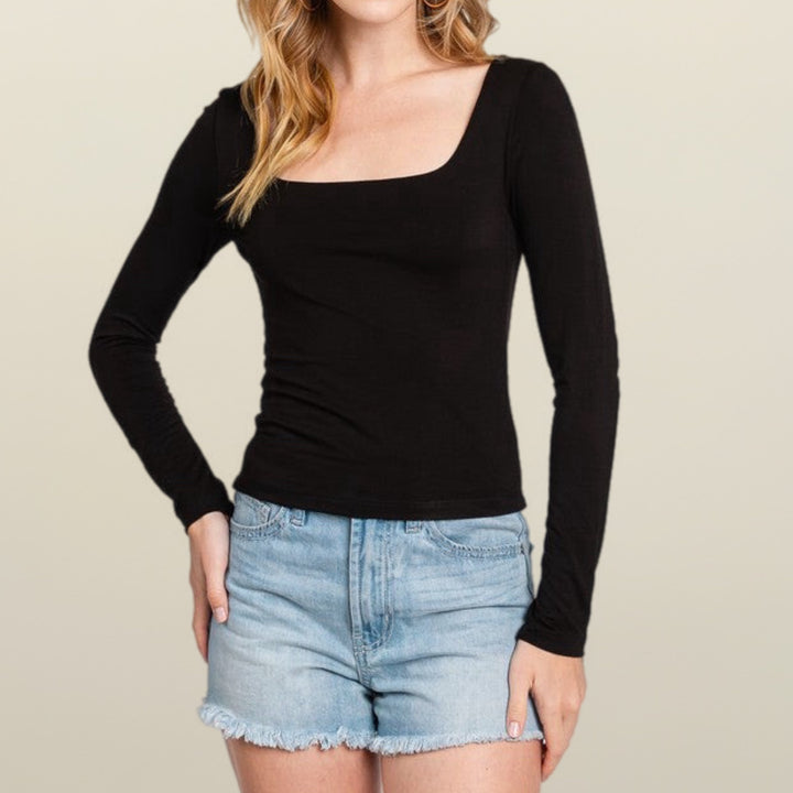 Soft Serenity Basic Long Sleeve Top