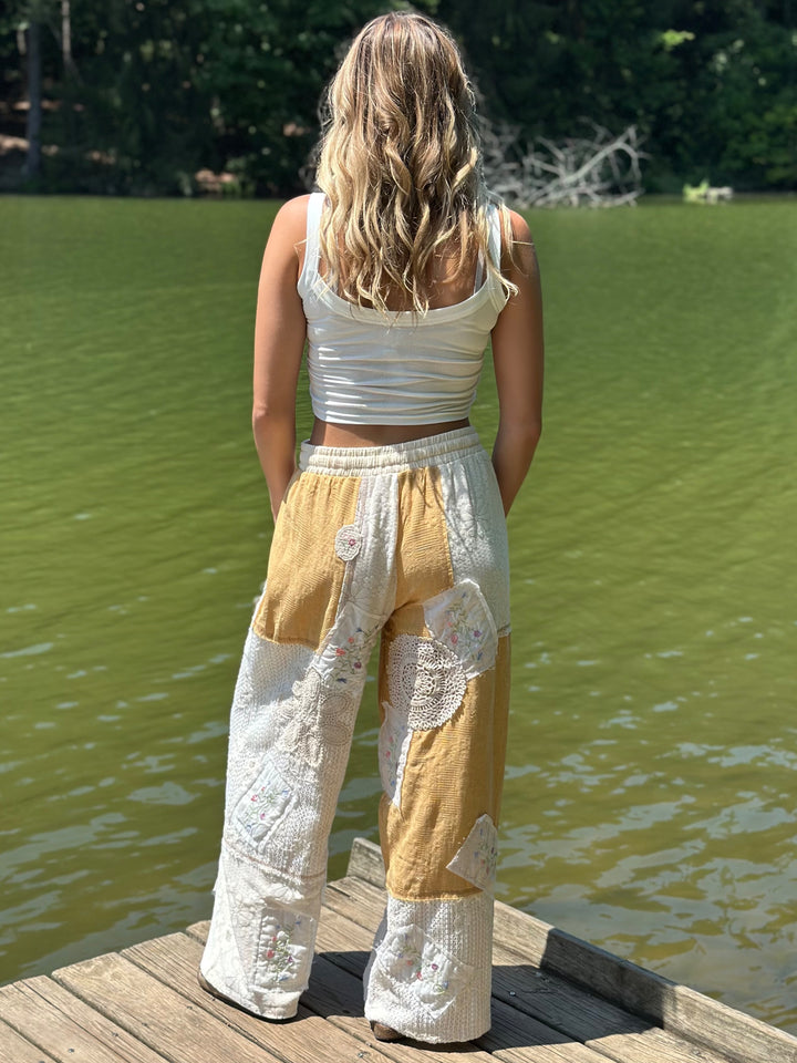 POL Honey Stitch Boho Pants