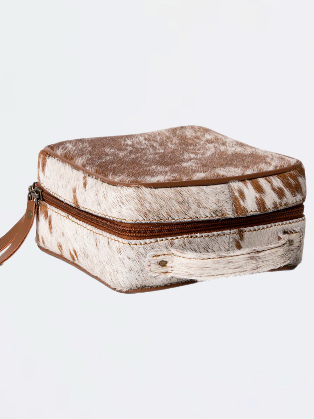 Rodeo Chic Hair-On Cowhide Jewelry Case
